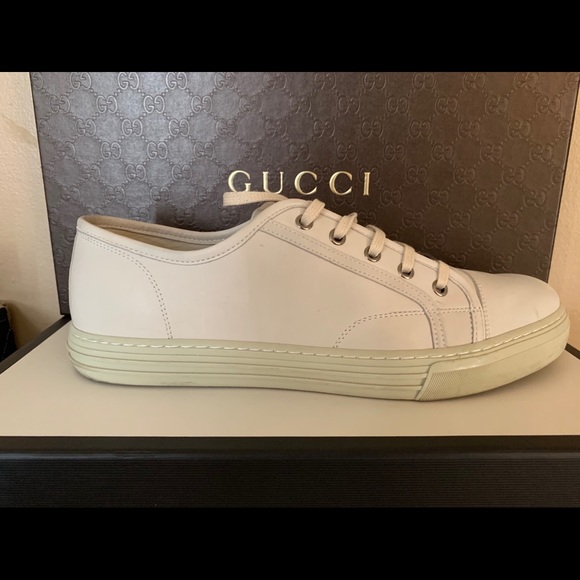 gucci trainers white mens